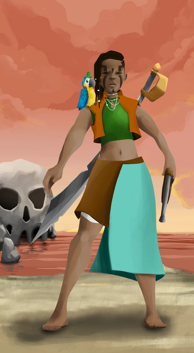 AlgoSeas Pirate #13711 NFT on Algorand