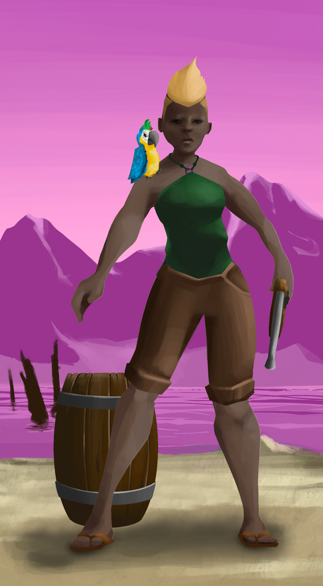 AlgoSeas Pirate #13728 NFT on Algorand