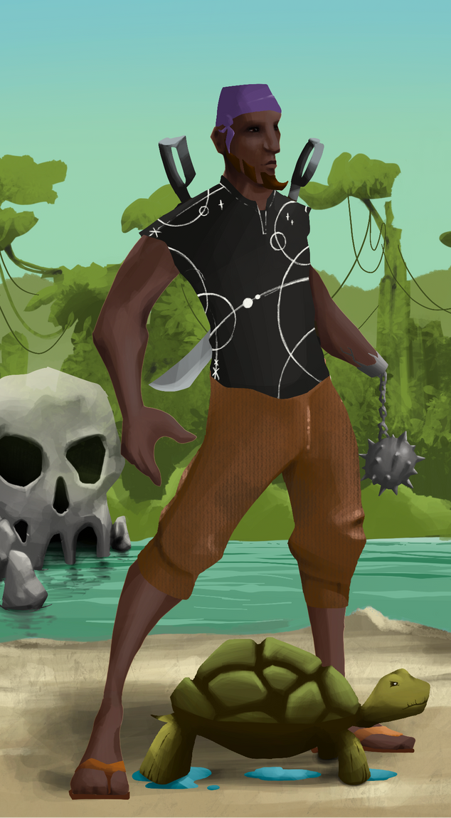 AlgoSeas Pirate #13732 NFT on Algorand