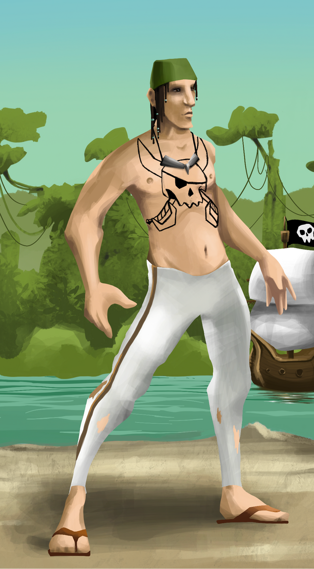 AlgoSeas Pirate #13733 NFT on Algorand