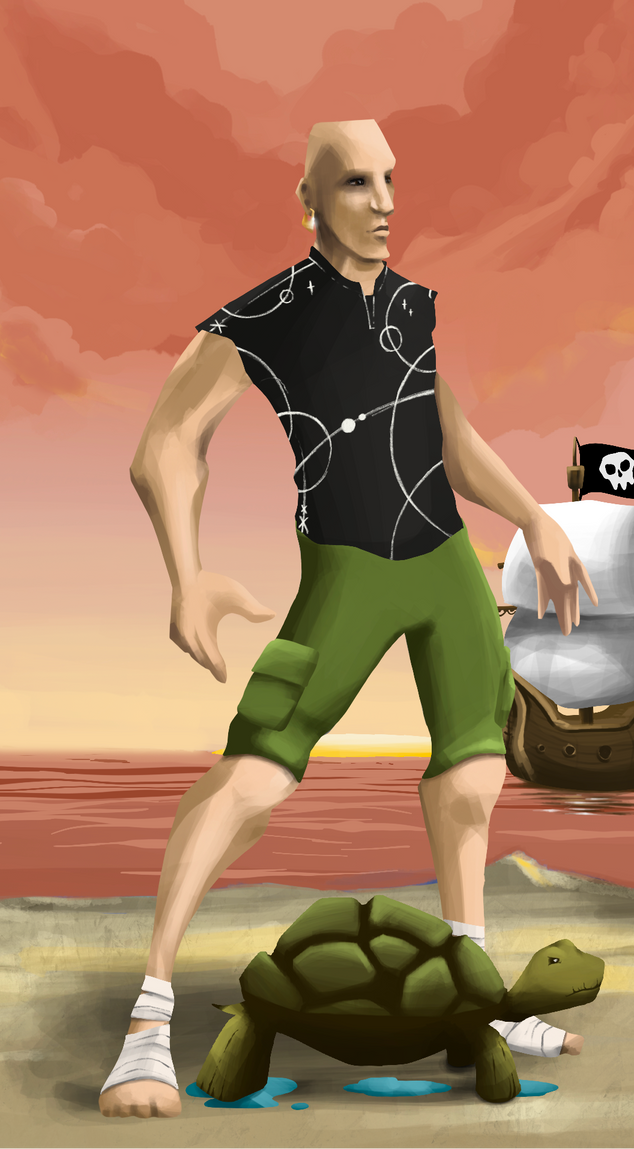 AlgoSeas Pirate #13736 NFT on Algorand