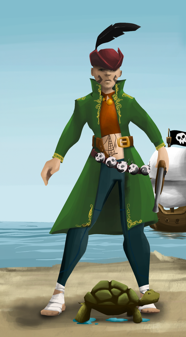 AlgoSeas Pirate #13752 NFT on Algorand