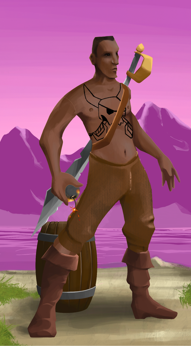 AlgoSeas Pirate #13762 NFT on Algorand