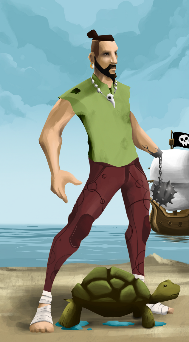 AlgoSeas Pirate #13779 NFT on Algorand