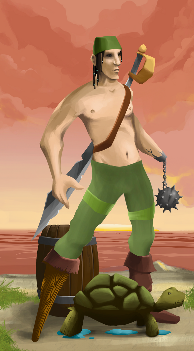 AlgoSeas Pirate #13794 NFT on Algorand