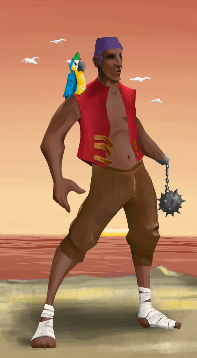 AlgoSeas Pirate #13799 NFT on Algorand