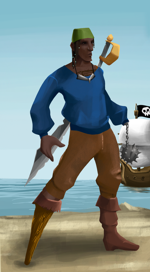 AlgoSeas Pirate #13812 NFT on Algorand