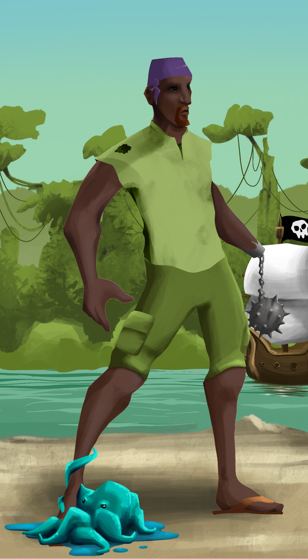 AlgoSeas Pirate #13861 NFT on Algorand