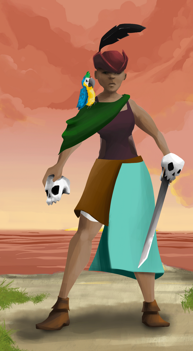 AlgoSeas Pirate #13886 NFT on Algorand