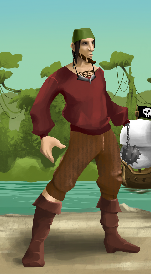 AlgoSeas Pirate #13889 NFT on Algorand