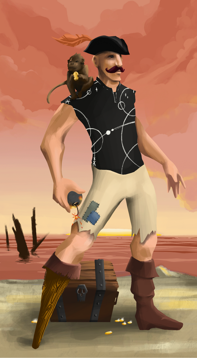 AlgoSeas Pirate #13895 NFT on Algorand