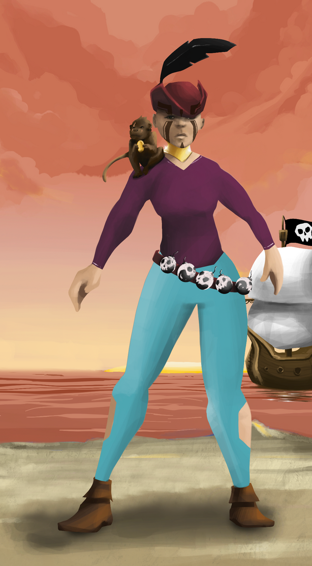 AlgoSeas Pirate #13897 NFT on Algorand