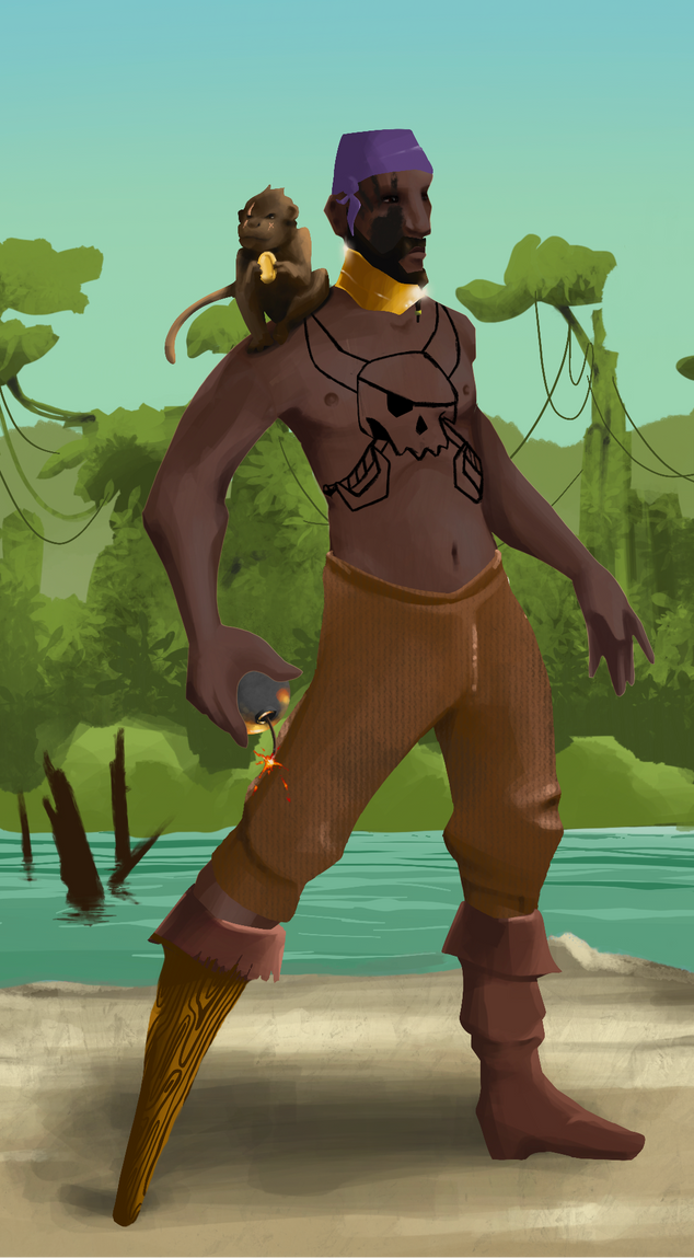 AlgoSeas Pirate #14012 NFT on Algorand