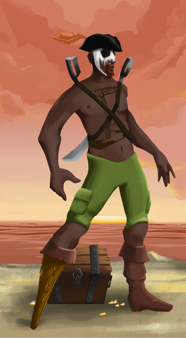 AlgoSeas Pirate #14016 NFT on Algorand