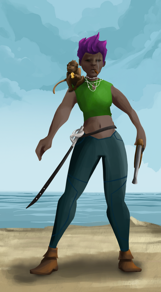 AlgoSeas Pirate #1406 NFT on Algorand