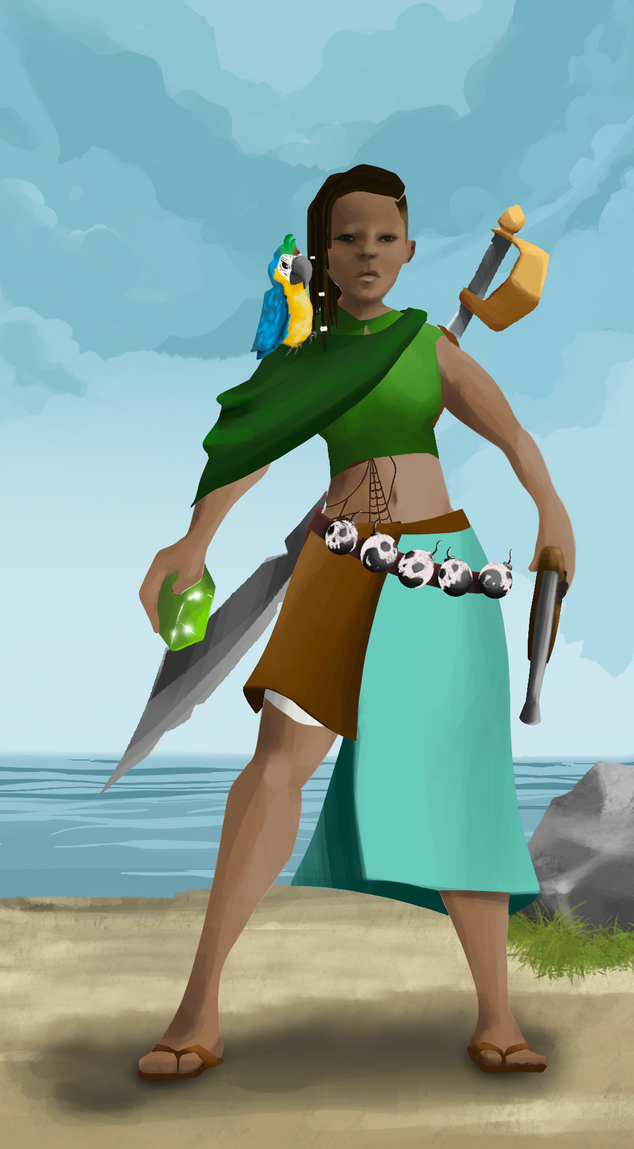 AlgoSeas Pirate #14128 NFT on Algorand