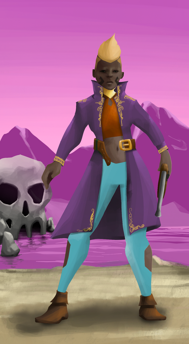 AlgoSeas Pirate #14135 NFT on Algorand