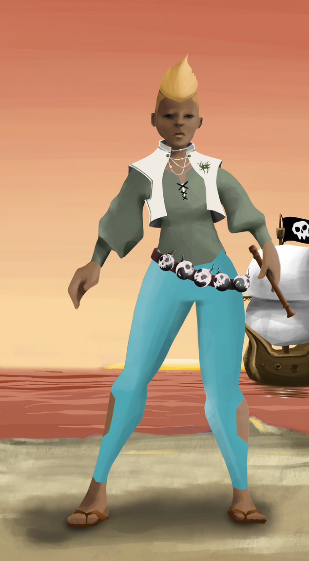 AlgoSeas Pirate #14309 NFT on Algorand