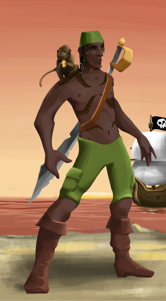 AlgoSeas Pirate #1438 NFT on Algorand