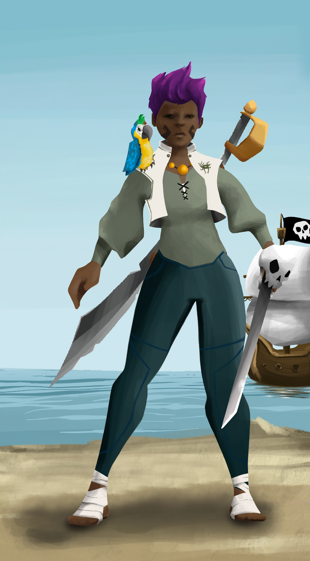 AlgoSeas Pirate #14389 NFT on Algorand