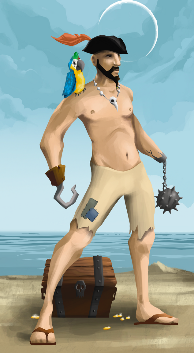 AlgoSeas Pirate #14391 NFT on Algorand