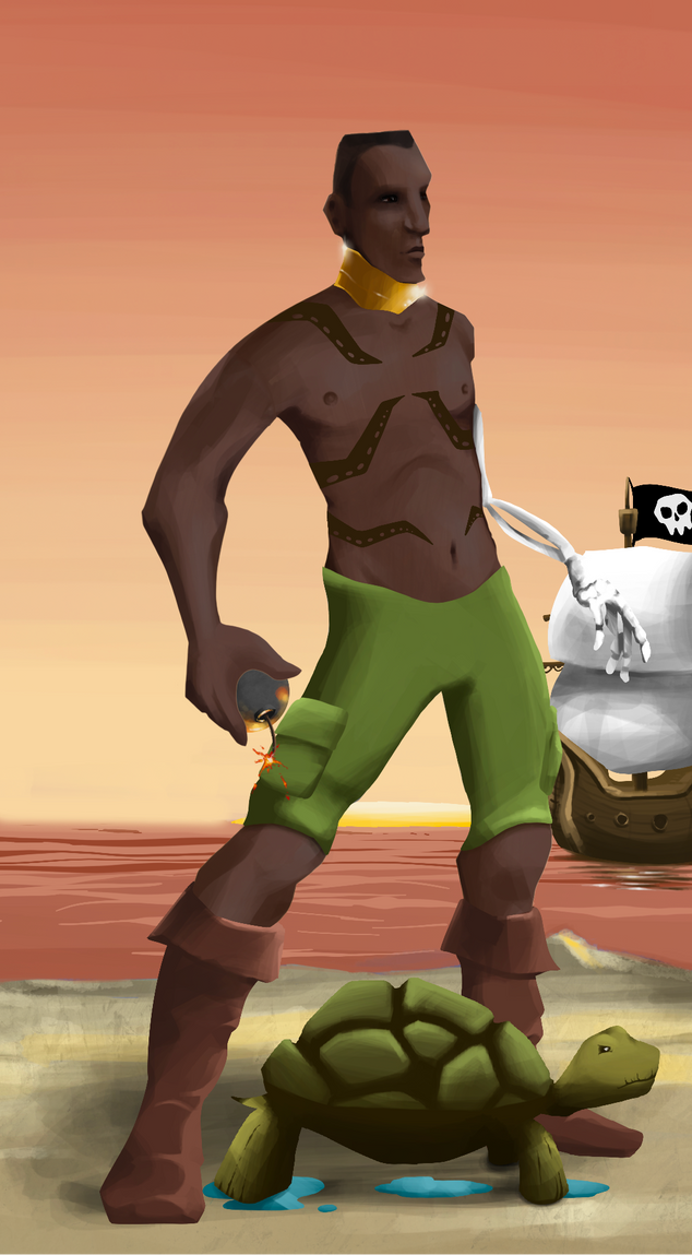 AlgoSeas Pirate #14410 NFT on Algorand