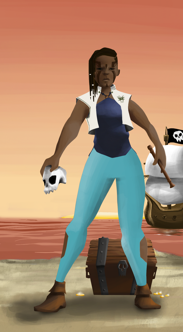 AlgoSeas Pirate #14443 NFT on Algorand