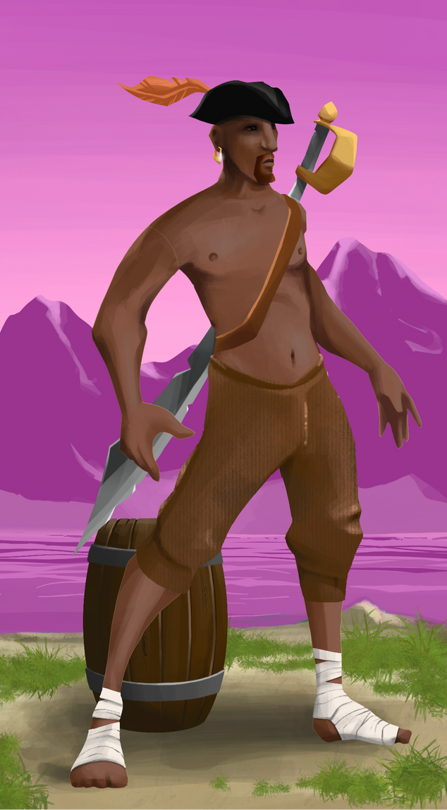 AlgoSeas Pirate #14497 NFT on Algorand