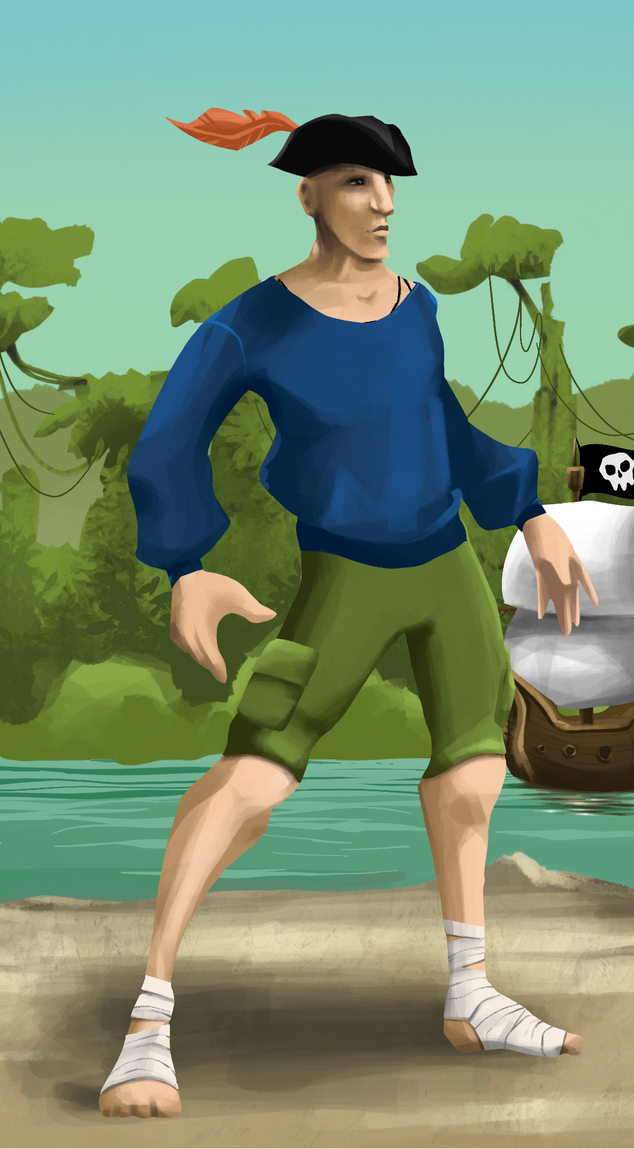 AlgoSeas Pirate #1450 NFT on Algorand