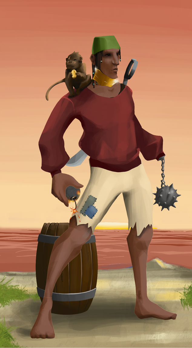 AlgoSeas Pirate #14553 NFT on Algorand