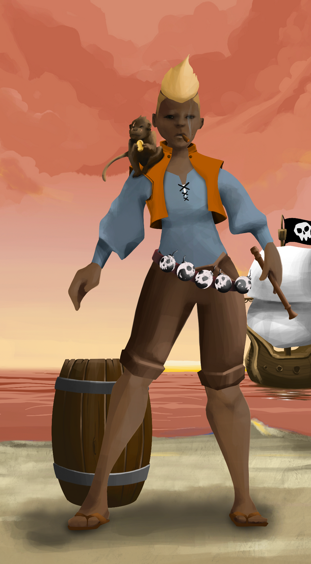 AlgoSeas Pirate #14684 NFT on Algorand