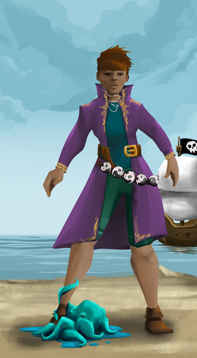 AlgoSeas Pirate #14705 NFT on Algorand