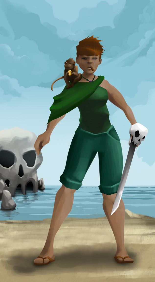 AlgoSeas Pirate #14709 NFT on Algorand