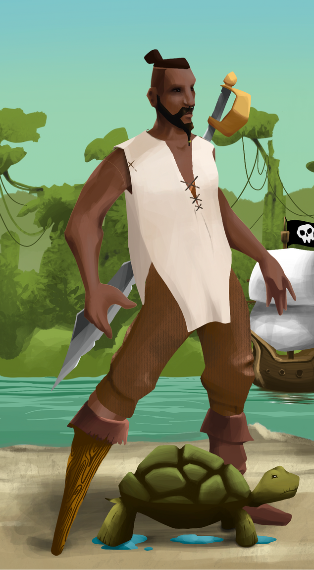 AlgoSeas Pirate #14722 NFT on Algorand