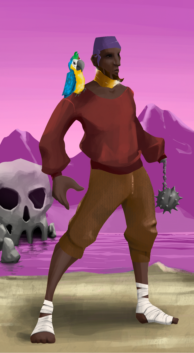 AlgoSeas Pirate #14734 NFT on Algorand