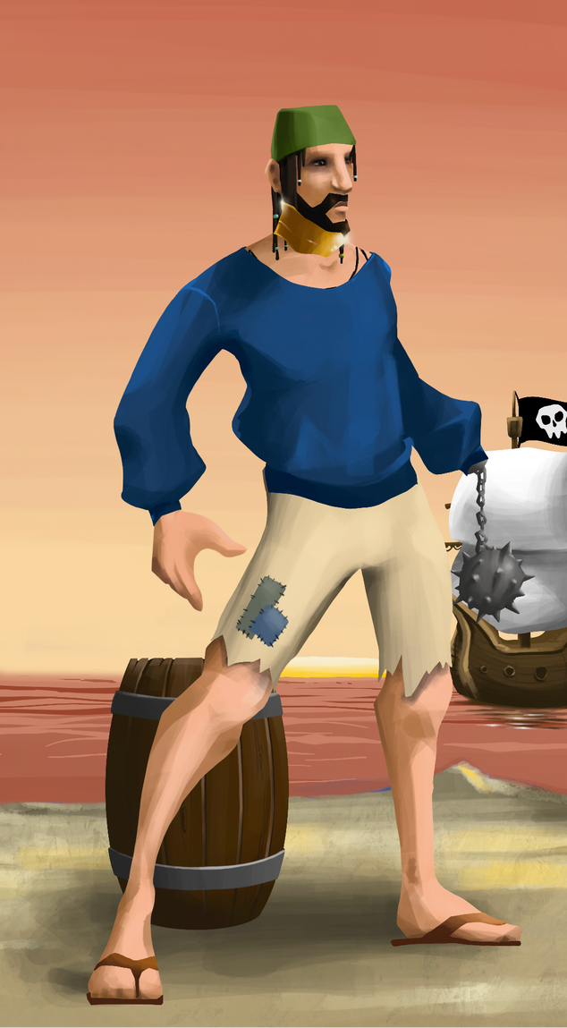 AlgoSeas Pirate #14753 NFT on Algorand