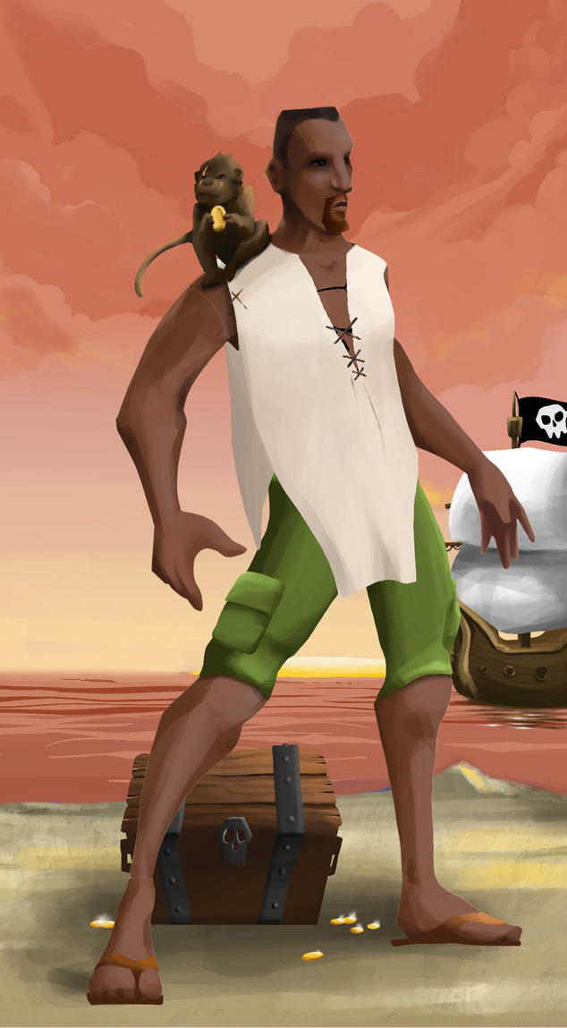 AlgoSeas Pirate #14759 NFT on Algorand