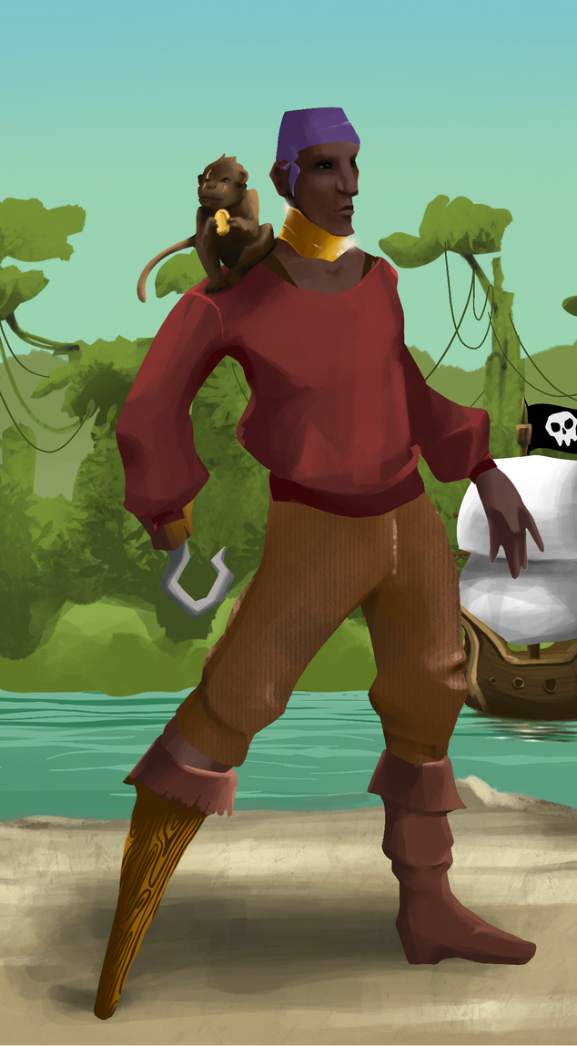 AlgoSeas Pirate #14871 NFT on Algorand