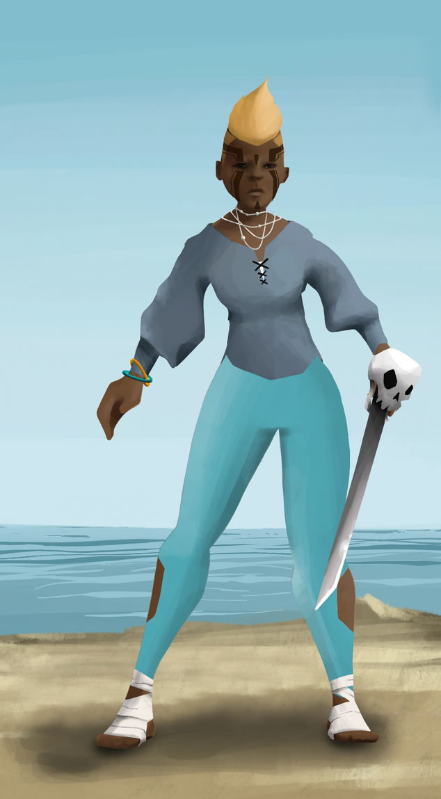 AlgoSeas Pirate #1490 NFT on Algorand