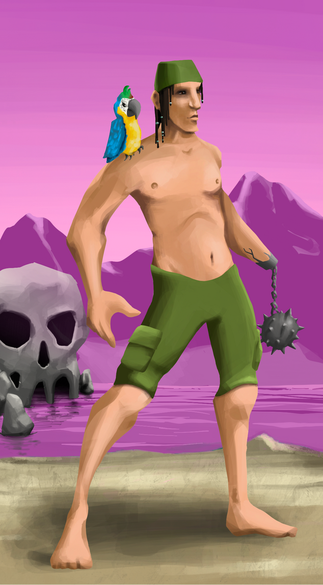 AlgoSeas Pirate #14907 NFT on Algorand