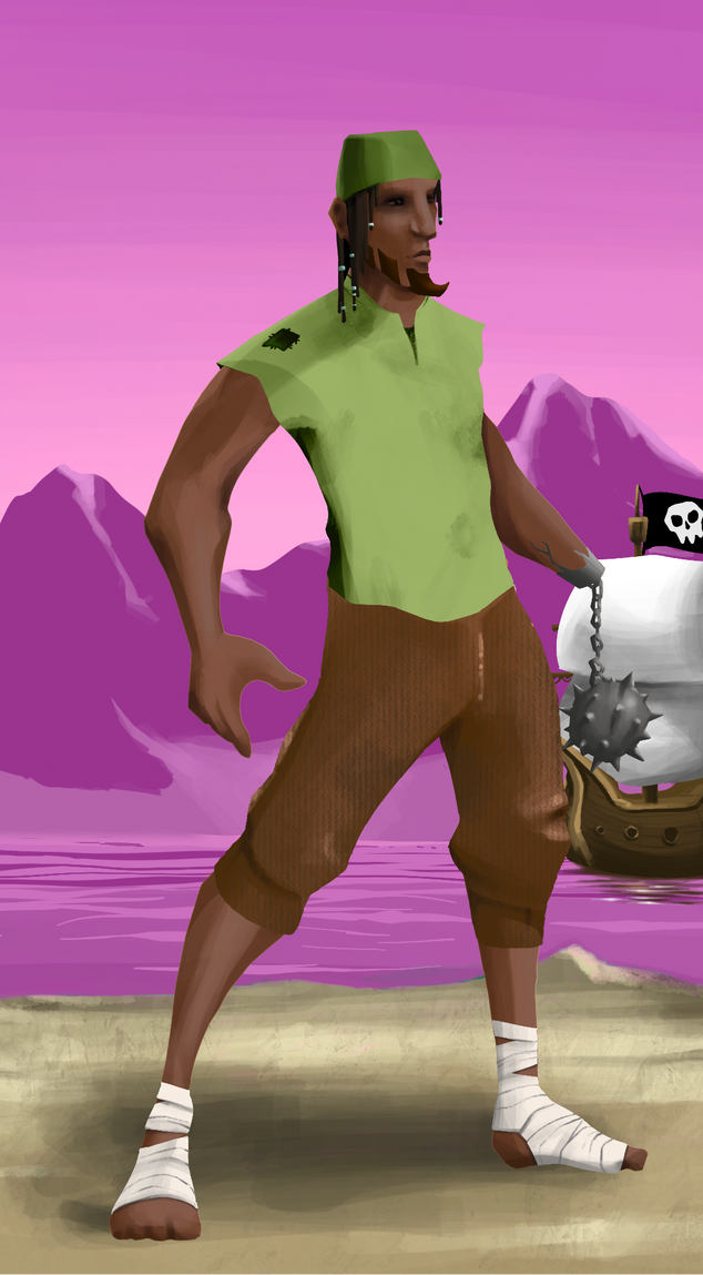 AlgoSeas Pirate #15025 NFT on Algorand