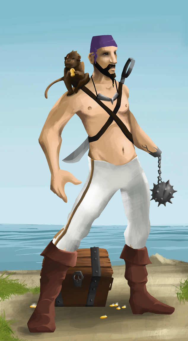 AlgoSeas Pirate #15074 NFT on Algorand