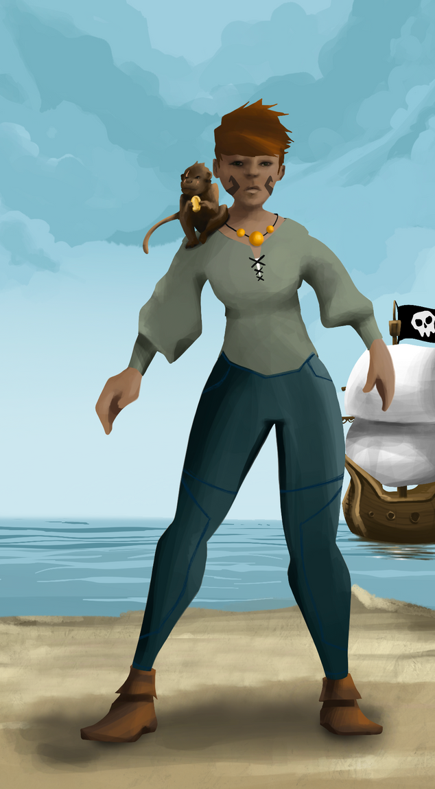 AlgoSeas Pirate #15153 NFT on Algorand