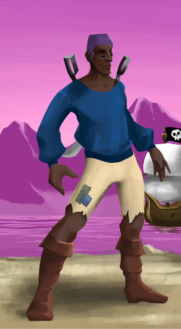 AlgoSeas Pirate #15216 NFT on Algorand