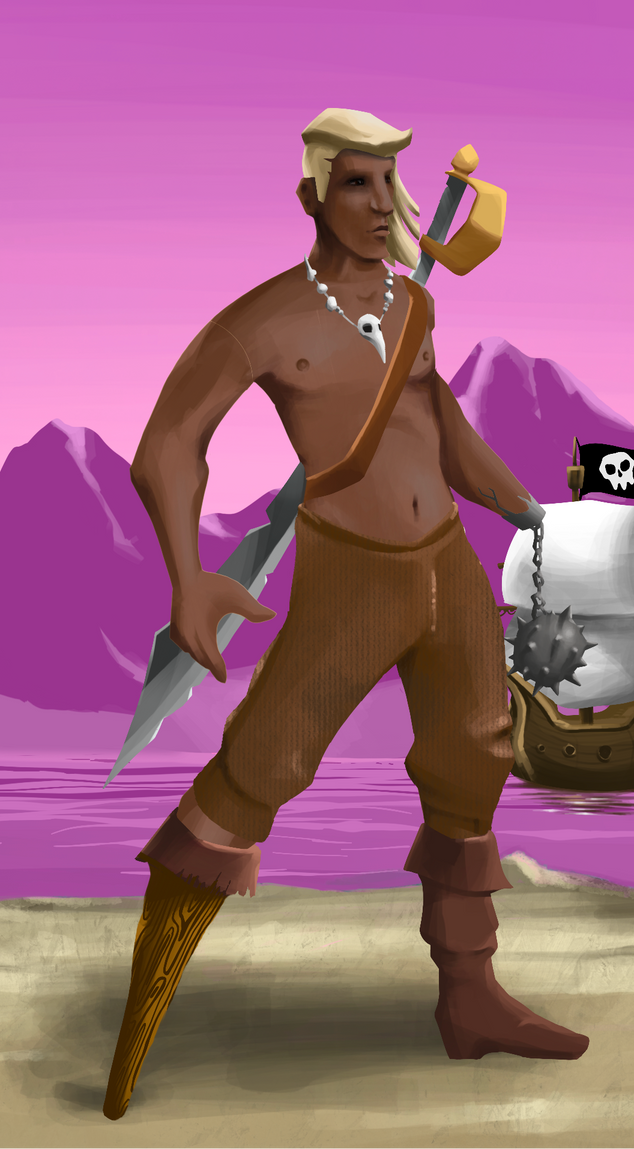 AlgoSeas Pirate #15414 NFT on Algorand