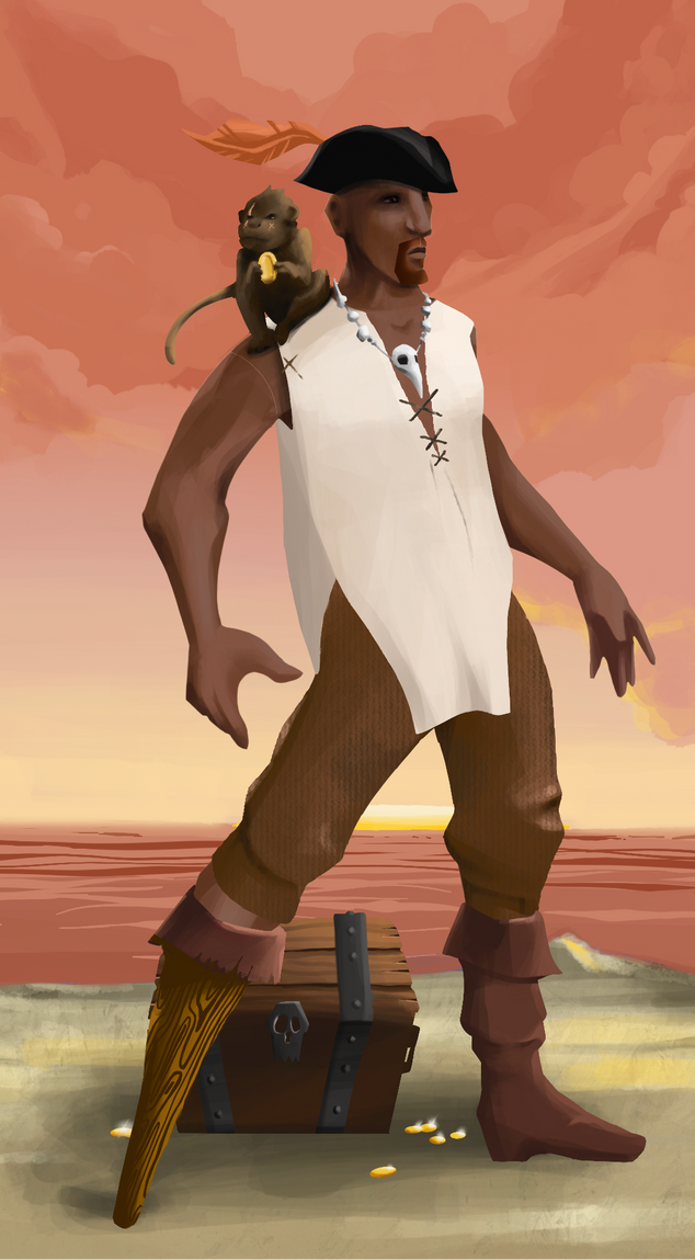 AlgoSeas Pirate #15438 NFT on Algorand