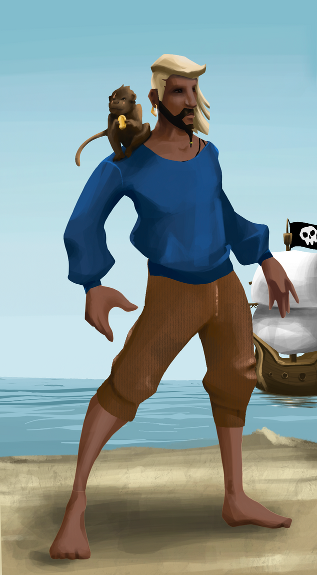 AlgoSeas Pirate #15483 NFT on Algorand