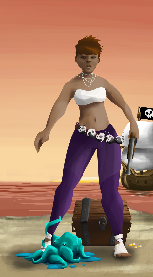 AlgoSeas Pirate #15519 NFT on Algorand