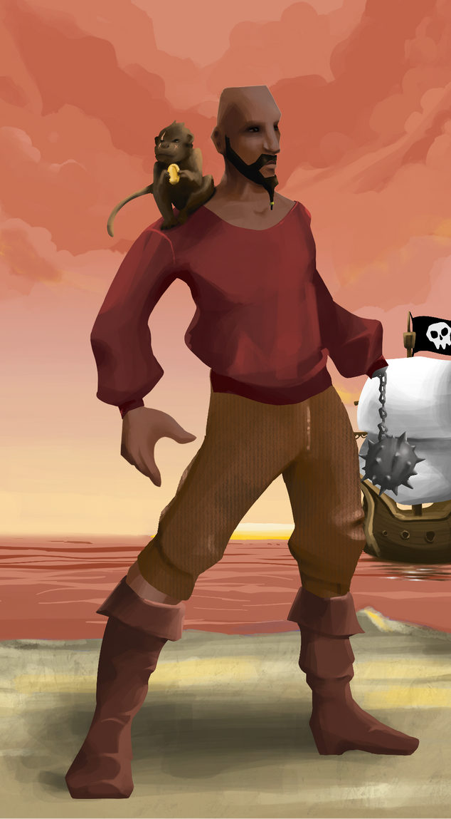 AlgoSeas Pirate #15633 NFT on Algorand