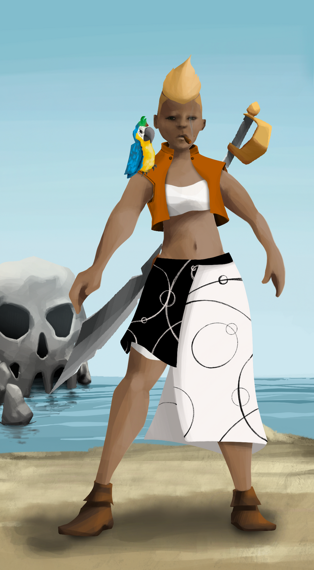 AlgoSeas Pirate #15784 NFT on Algorand